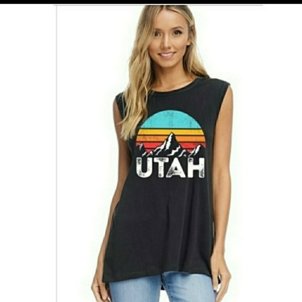 SALE NEW Sexy Utah Graphic Top